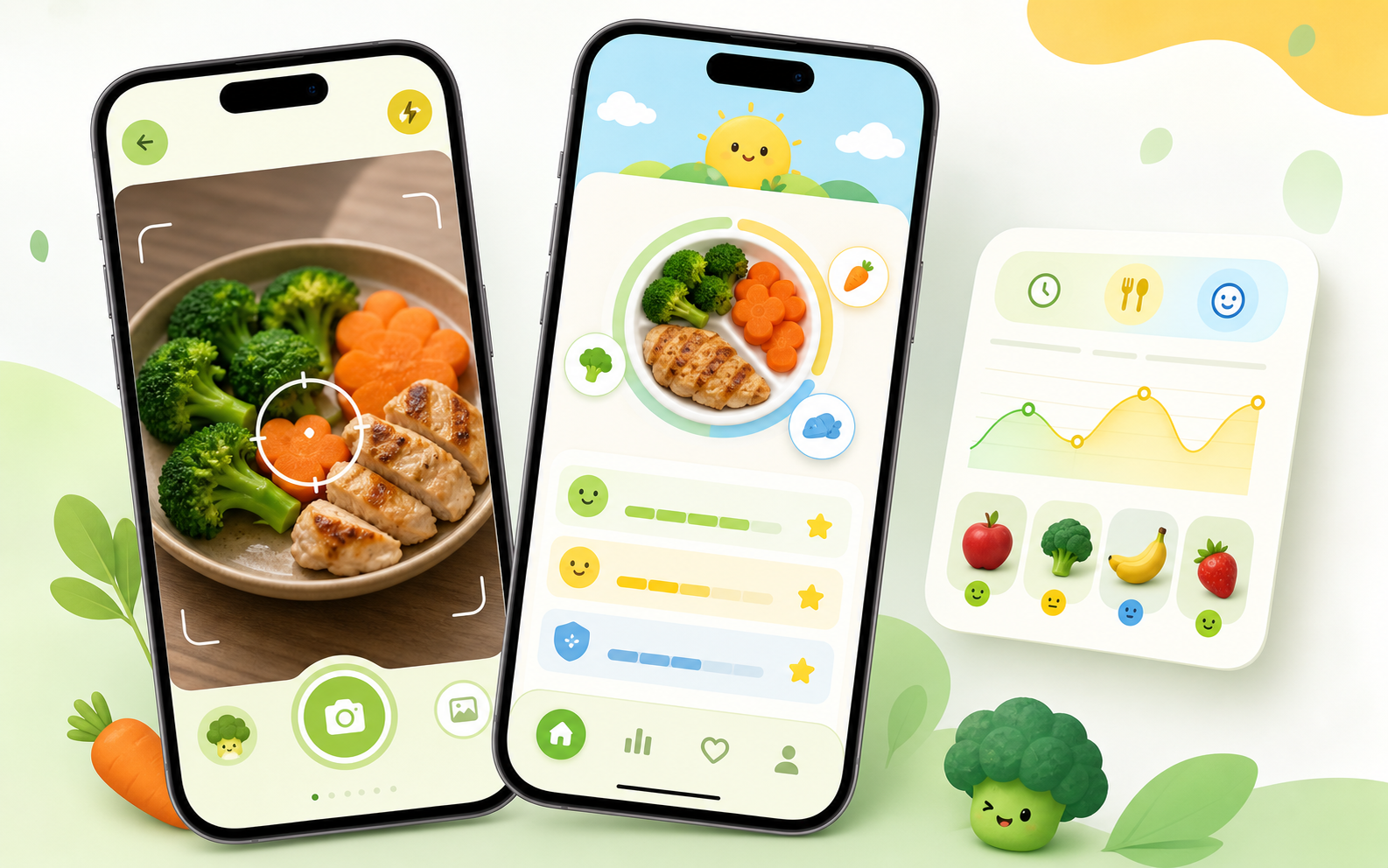 AI 图像识别移动应用示意图